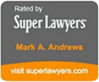 Rated by Super Lawyers | Mark A. Andrews | visit superlawyers.com